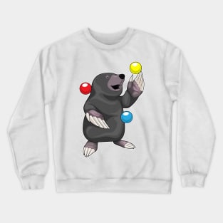 Mole Juggler Juggle Crewneck Sweatshirt